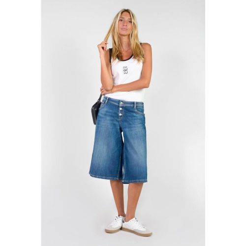 Bermuda pantacourt en jeans LAURA Nola - Le Temps des Cerises - Modalova