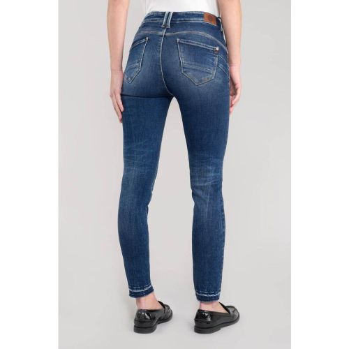 Jeans push-up slim taille haute PULP, 7/8ème Lila en coton - Le Temps des Cerises - Modalova