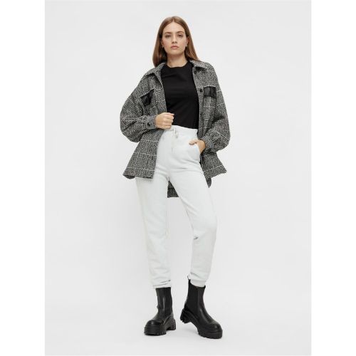 T-shirt slim fit manches courtes en coton Pey - Pieces - Modalova