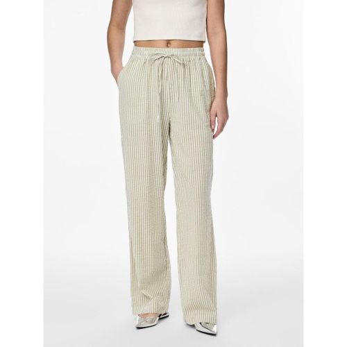 Pantalon loose string en coton Sally clair Lyra - Pieces - Modalova