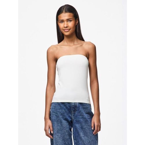 Top bandeau Madison blanc écru Nia - Pieces - Modalova