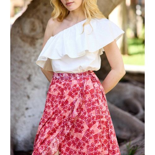 Top TILLY ivoire en coton - La Petite Etoile - Modalova