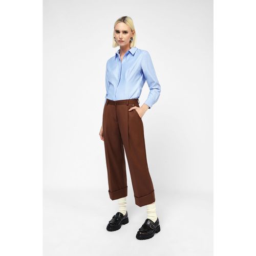 Pantaloni chino con con risvolto - Dixie - Modalova