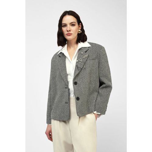 Blazer monopetto pied-de-poule - Dixie - Modalova