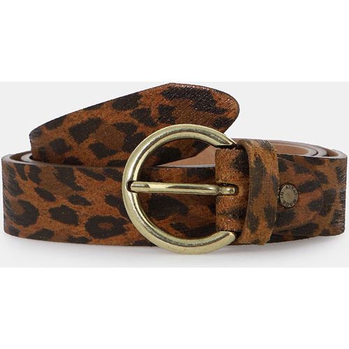 Cintura animalier con fibbia tonda - Dixie - Modalova