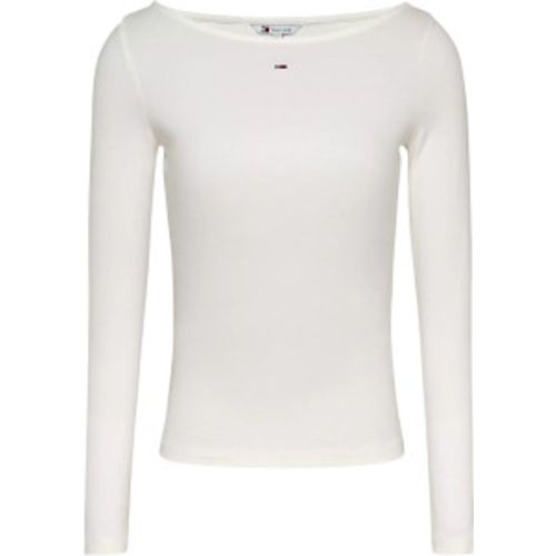 DW0DW21350 T-shirt bateau (L), Casuel, Manche longue, Le coton biologique, Durable - Tommy Jeans - Modalova