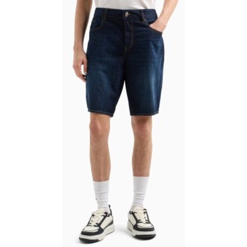 XM000073AF13089MB010 Short slim marine (30), Casuel, Coton, Denim - A|X Armani Exchange - Modalova