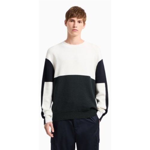XM000174AF11960M0041 Pull colorblock , (L), Casuel, Coton - A|X Armani Exchange - Modalova