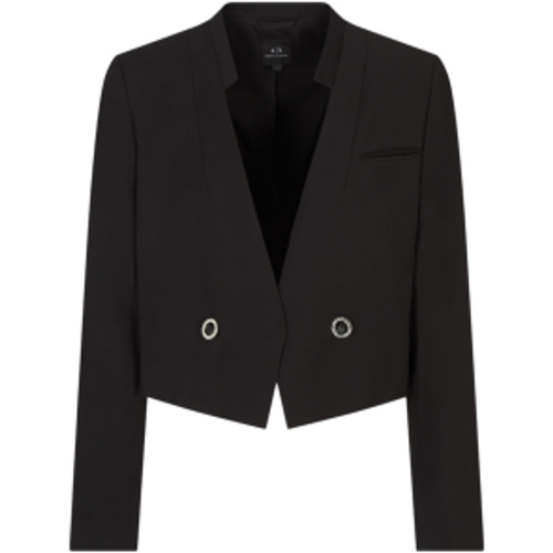 XW000852AF16158UC001 Blazer Spencer (L), Casuel, Classique, Polyester - A|X Armani Exchange - Modalova
