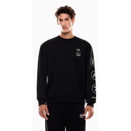 M000977_AF17787 Sweatshirt polaire Logo Series (XXS), Casuel, Coton, Manche longue - EA7 - Modalova