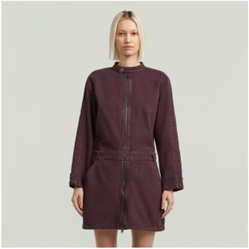 D27009-E078-C074 Robe Moto Lilas (XS), Casuel, , Manche longue, Durable, Coton Recyclé - G-Star - Modalova