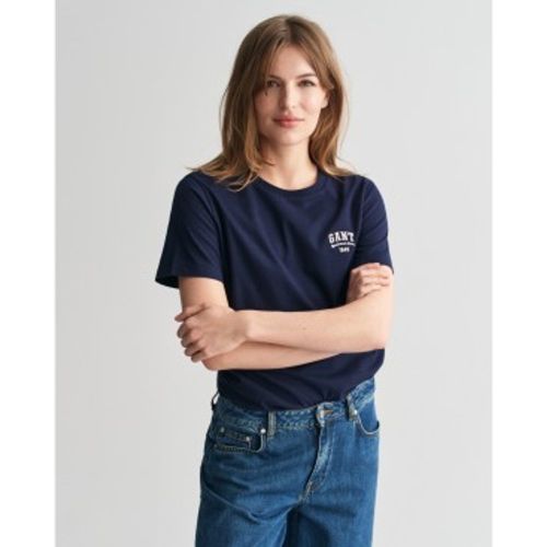 T-shirt avec petit motif (M), Casuel, Manche courte, Le coton biologique, Durable - Gant - Modalova