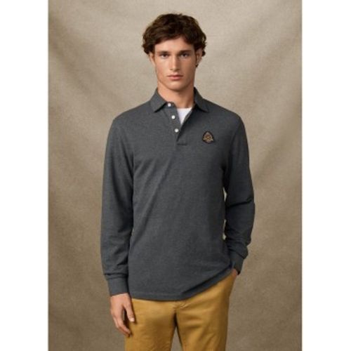 HM5500004 Polo Heritage Crest (L), Casuel, Coton, Manche longue - Hackett London - Modalova