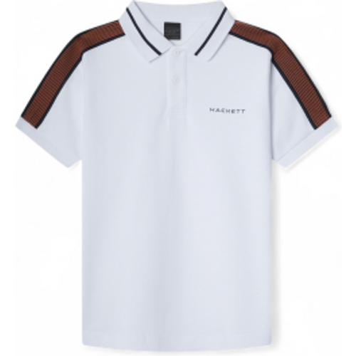 Pour garçon. HK5600012 Polo Tape (9Años= 134cm), Casuel, Coton, Manche courte, mode enfantine - Hackett London - Modalova
