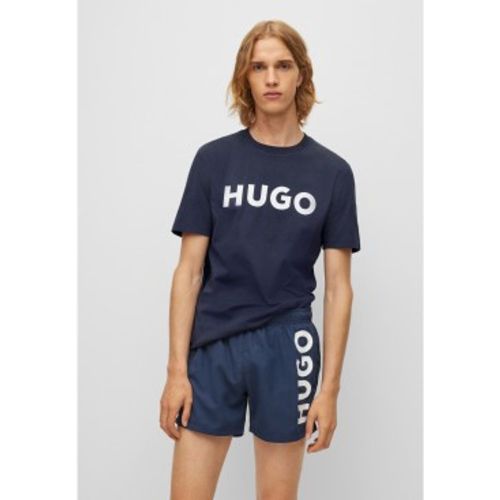 T-shirt Dulivio (L), Casuel, Coton, Manche courte, Durable, Marine - HUGO - Modalova