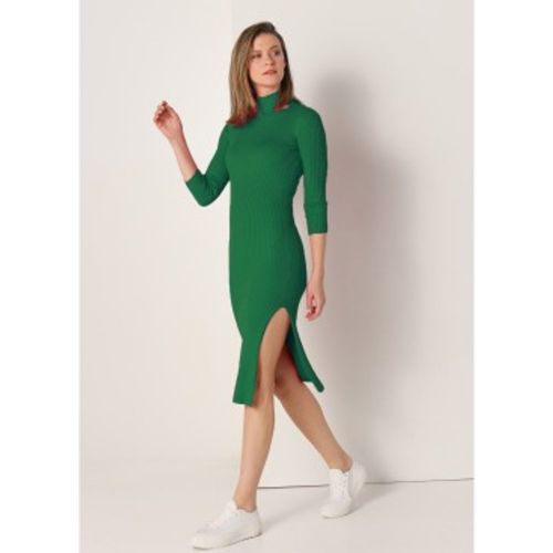 Robe midi en maille (S), Casuel, Viscose, Manche 3/4 - Lois Jeans - Modalova