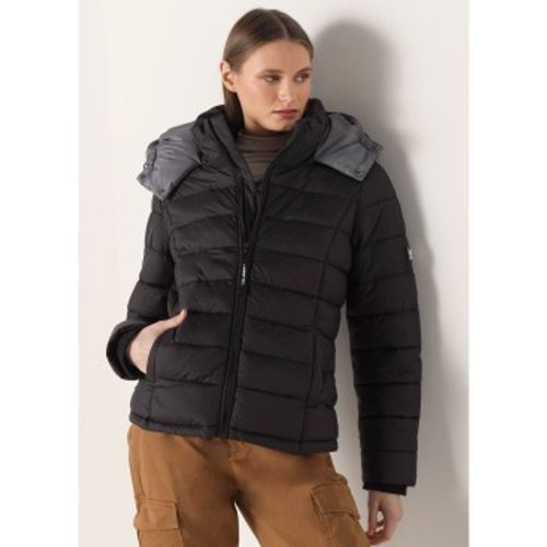 Manteau bouffant matelassé avec capuche (XS), Casuel, Polyester, Manche longue - Lois Jeans - Modalova