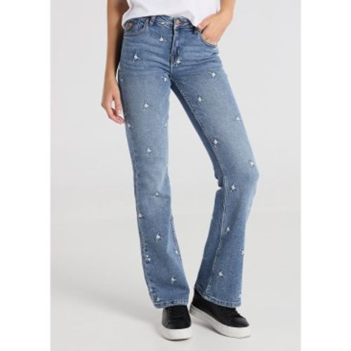 Jeans Broderie liberté (25), Casuel, Coton, Denim - Lois Jeans - Modalova