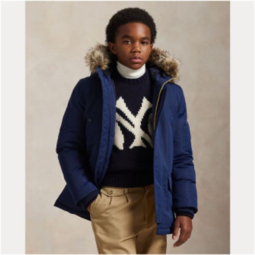 Pour garçon. 323970093001 Parka en duvet avec fourrure synthétique (8años=136/138cm), Casuel, Polyester, mode enfan - Polo Ralph Lauren - Modalova