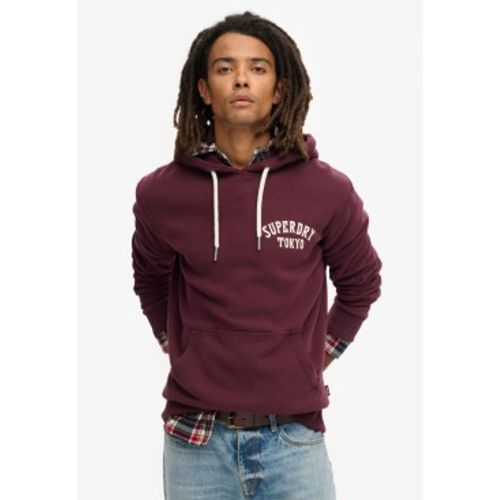 M2013957A Sweatshirt Tattoo Back Graphic Loose Hood maroon (S), Casuel, , Coton, Durable - Superdry - Modalova