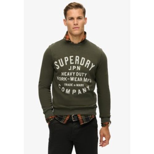 M2013793A Sweat-shirt à col ras du cou Machined Goods Workwear (L), Casuel, Coton - Superdry - Modalova
