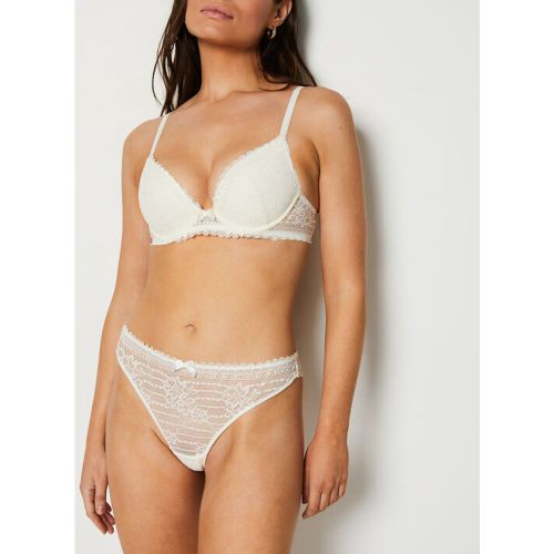 Tanga de encaje - PANAMA - 40 - Ecru - Mujer - Etam - Modalova