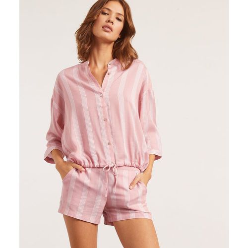 Camisa pijama estampado de rayas - ANIL - M - - Mujer - Etam - Modalova
