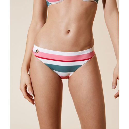 Braguita bikini estampado de rayas - LOLIE - 36 - Verde - Mujer - Etam - Modalova