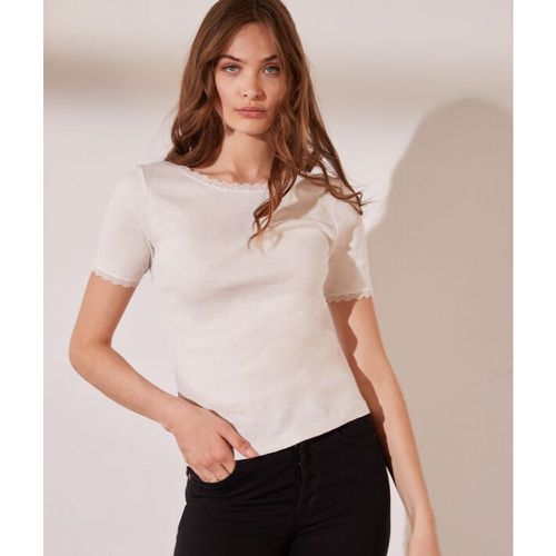 Camiseta abertura espalda - PAOLA - XL - Ecru - Mujer - Etam - Modalova