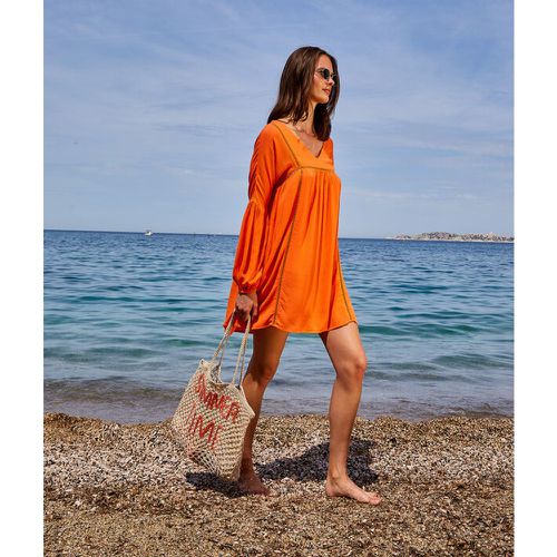 Tote bag trenzado 'summer time' - JENNY - TU - Beis - Mujer - Etam - Modalova