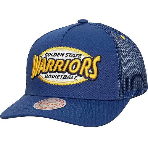 NBA GOLDEN STATE TEAM SEAL TRUCKER CAP, blu/ - Mitchell And Ness - Modalova