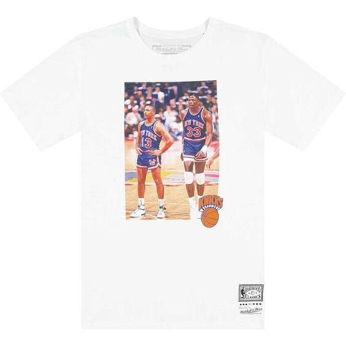 NBA New York Knicks Player Photo T-Shirt, bianco - Mitchell And Ness - Modalova