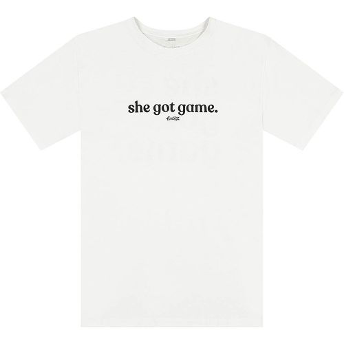 She got Game Statement T-Shirt, bianco - Kickz - Modalova