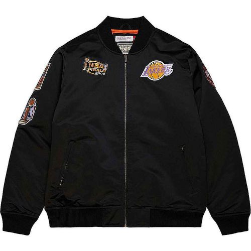 NBA LOS ANGELES LAKERS SATIN BOMBER JACKET - Mitchell And Ness - Modalova