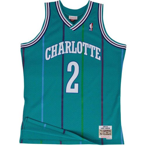 NBA CHARLOTTE HORNETS SWINGMAN JERSEY 1992-93 LARRY JOHNSON - Mitchell And Ness - Modalova
