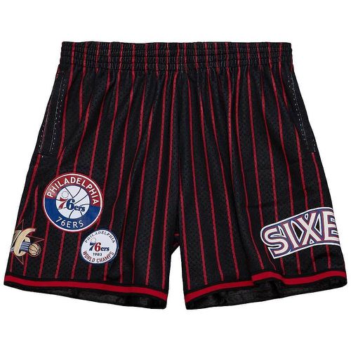 NBA PHILADELPHIA 76ERS CITY COLLECTION MESH SHORTS, nero / rosso - Mitchell And Ness - Modalova