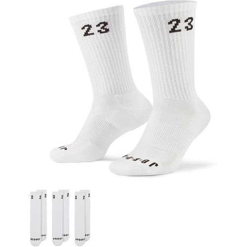 ESSENTIAL 3-PACK CREW SOCKS, bianco/nero - Jordan - Modalova