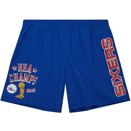 NBA PHILADELPHIA 76ERS TEAM HERITAGE WOVEN SHORTS - Mitchell And Ness - Modalova