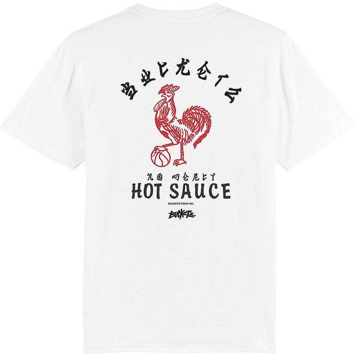 Bucketz Hot Sauce T-Shirt, white - Bucketz - Modalova