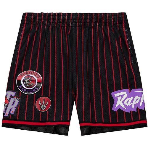 NBA TORONTO RAPTORS CITY COLLECTION MESH SHORTS, nero / rosso - Mitchell And Ness - Modalova