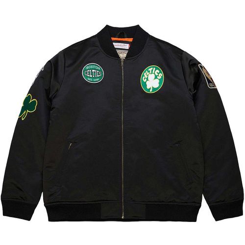 NBA BOSTON CELTICS SATIN BOMBER JACKET - Mitchell And Ness - Modalova