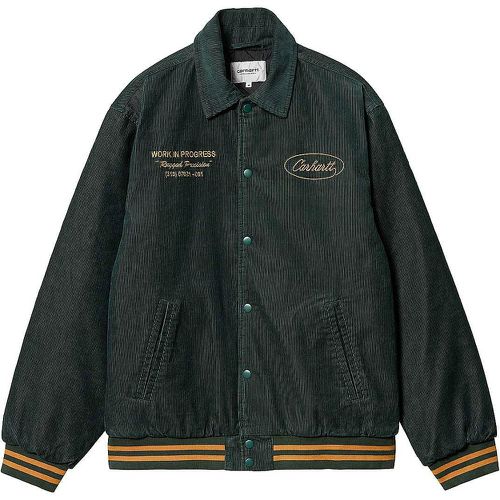 Rugged Letterman Jacket, Discovery verde/verde - Carhartt WIP - Modalova