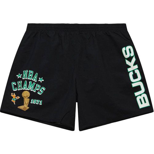 NBA MILWAUKEE BUCKS TEAM HERITAGE WOVEN SHORTS - Mitchell And Ness - Modalova