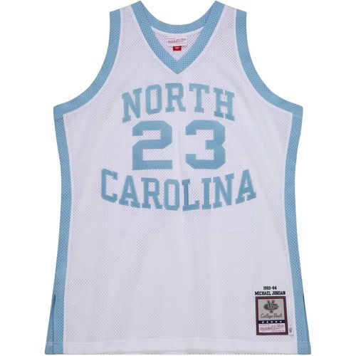 NCAA NORTH CAROLINA TARHEELS MICHAEL JORDAN AUTHENTIC JERSEY, bianco - Mitchell And Ness - Modalova