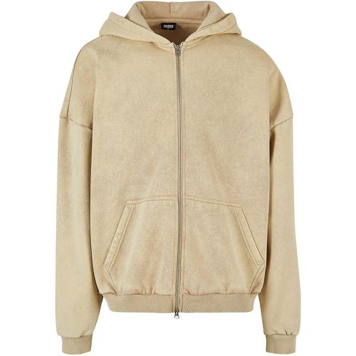 Heavy Sand Washed 90s Zip Hoody - Urban Classics - Modalova