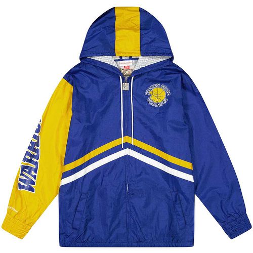 NBA GOLDEN STATE WARRIORS UNDENIABLE FULL ZIP WINDBREAKER - Mitchell And Ness - Modalova