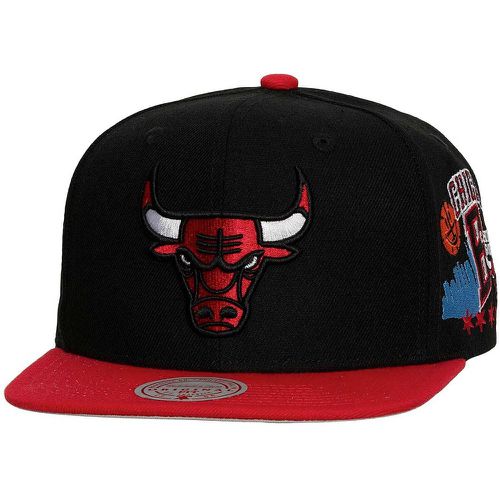 NBA HARDWOOD CLASSICS CHICAGO BULLS PATCH OVERLOAD SNAPBACK CAP, nero - Mitchell And Ness - Modalova