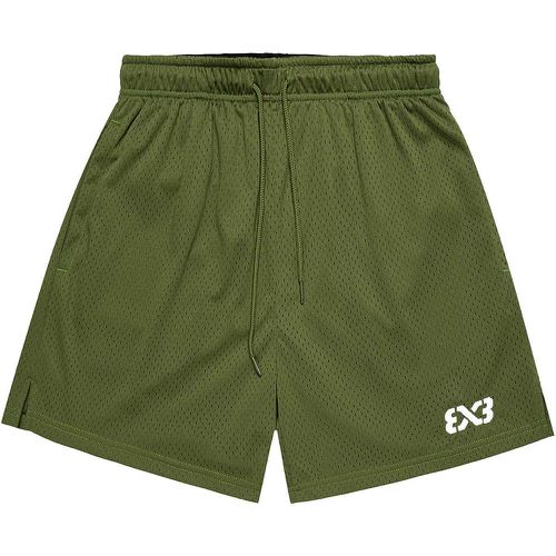 X3 WIDE MESH SHORTS, DARK GREEN - 3x3 - Modalova