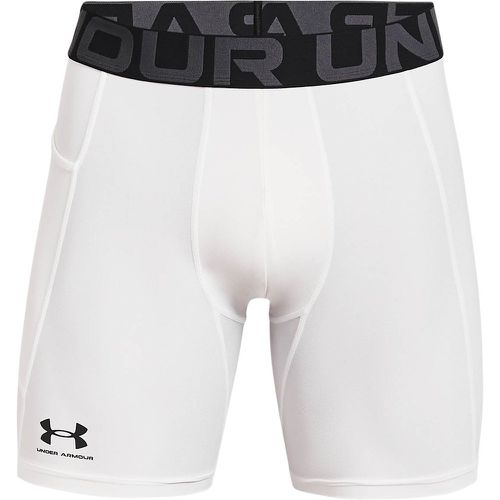 UA HG Armour Lng Shorts 6’’, bianco - Under Armour - Modalova