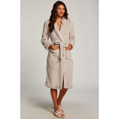 Hunkemöller Fleece Bathrobe Brown - Hunkemöller - Modalova